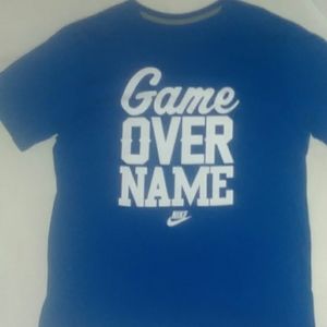 ⚡3/25$ Nike "Game Over Name" tee